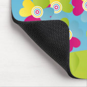 Farbige Blume Mousepad (Ecke)