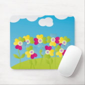 Farbige Blume Mousepad (Mit Mouse)