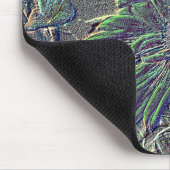 Farbige Blume Mousepad (Ecke)