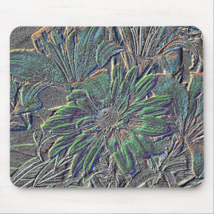 Farbige Blume Mousepad