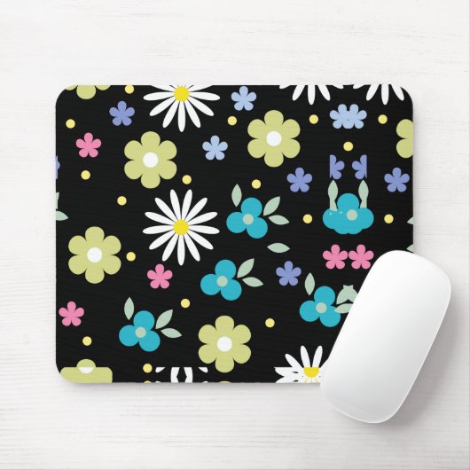 Farbige Blume Mousepad (Mit Mouse)