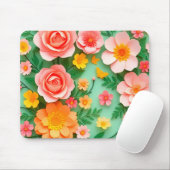 Farbige Blume Mousepad (Mit Mouse)