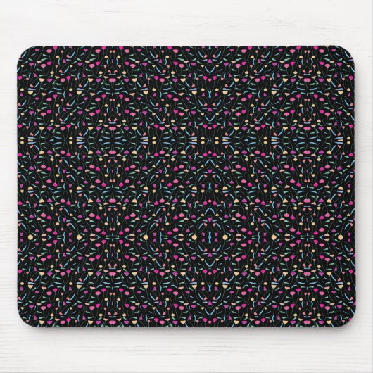 Farbige Blume Mousepad (Vorne)
