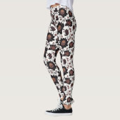 Farbige Blume Muster Design 23 - Leggings (Links)