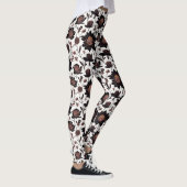 Farbige Blume Muster Design 23 - Leggings (Rechts)