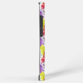 Farbige Blume nahtlos Samsung Galaxy Hülle (Rechte Seite)