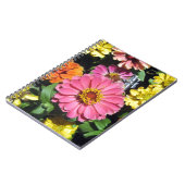 Farbige Blume Notizblock (Linke Seite)
