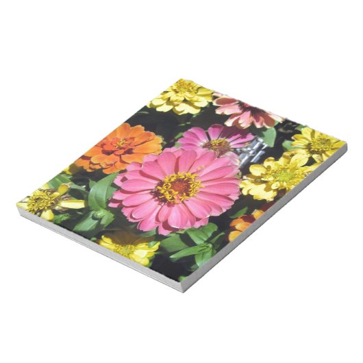 Farbige Blume Notizblock (Rotiert)