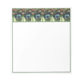 Farbige Blume Notizblock