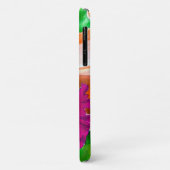 Farbige Blume Orchideen Case-Mate iPhone Hülle (Hinten/Links)