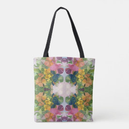 Farbige Blume Petals Aquarellmuster Malerei Tasche