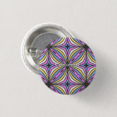 Farbige Blume Petals Thunder_Cove Button (Vorne & Hinten)