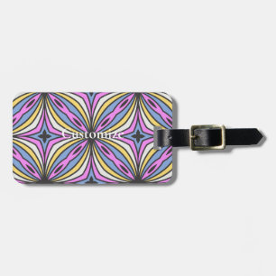 Farbige Blume Petals Thunder_Cove Gepäckanhänger