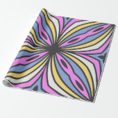 Farbige Blume Petals Thunder_Cove Geschenkpapier (Ungerollt)