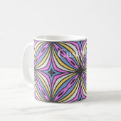 Farbige Blume Petals Thunder_Cove Kaffeetasse (Vorderseite Links)