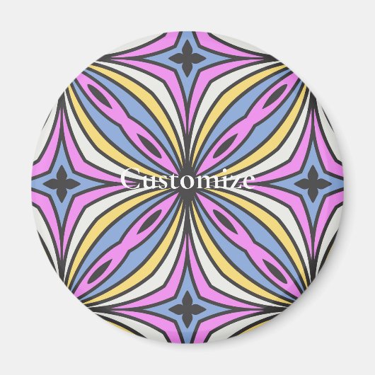Farbige Blume Petals Thunder_Cove Magnet (Vorne)