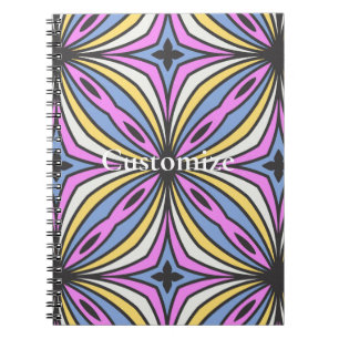 Farbige Blume Petals Thunder_Cove Notizblock