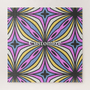 Farbige Blume Petals Thunder_Cove Puzzle