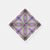 Farbige Blume Petals Thunder_Cove Serviette (Ecke)