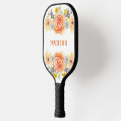 Farbige Blume Pickleball Schläger (Links)