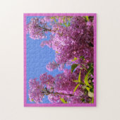 [Farbige Blume] Pink Lilac Syringa Puzzle (Vertikal)