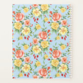 Farbige Blume Planer (Rückseite)