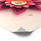 Farbige Blume Poster (Ecke)