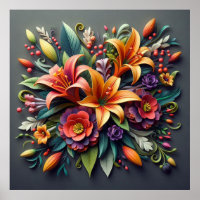 Farbige Blume
