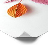 Farbige Blume Poster (Ecke)