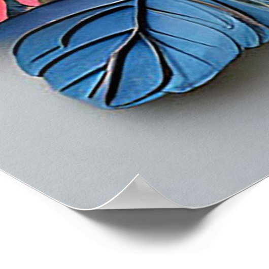 Farbige Blume Poster (Ecke)