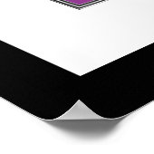 Farbige Blume Poster (Ecke)