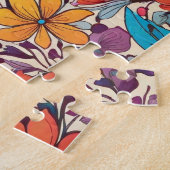 Farbige Blume Puzzle (Seite)