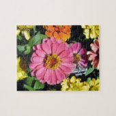 Farbige Blume Puzzle (Horizontal)