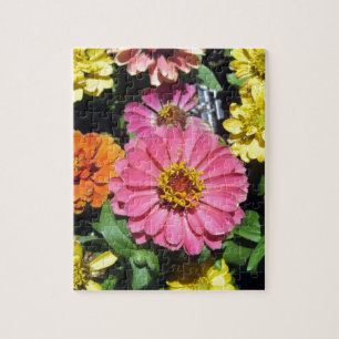 Farbige Blume Puzzle