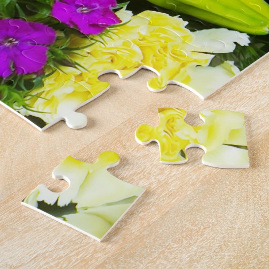 Farbige Blume Puzzle (Seite)