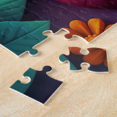 Farbige Blume Puzzle (Seite)