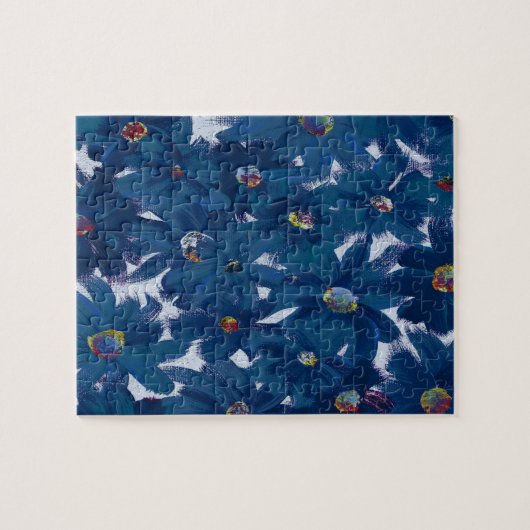 Farbige Blume Puzzle (Horizontal)
