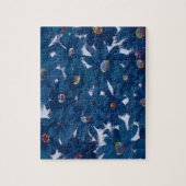 Farbige Blume Puzzle (Vertikal)