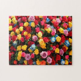 farbige Blume Puzzle