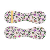 Farbige Blume, rosa Hintergrund, gelb Baseball (Paneele)
