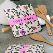 Farbige Blume, rosa Hintergrund, rosa Fliese