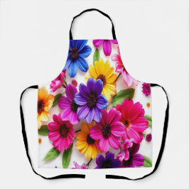 farbige Blume Schürze
