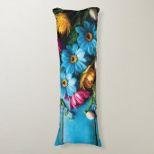 Farbige Blume Seitenschläferkissen (Vorderseite Vertikal)