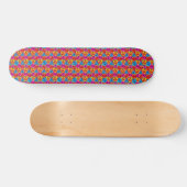 Farbige Blume Skateboard (Horizontal)