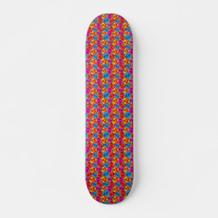 Farbige Blume Skateboard