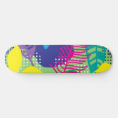 Farbige Blume Skateboard (Horizontal)