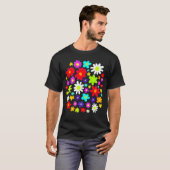 Farbige Blume T-Shirt (Vorne ganz)