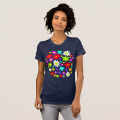 Farbige Blume T-Shirt (Vorne ganz)