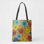 Farbige Blume Tasche (Vorderseite)