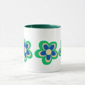 Farbige Blume Tasse (Zentrum)